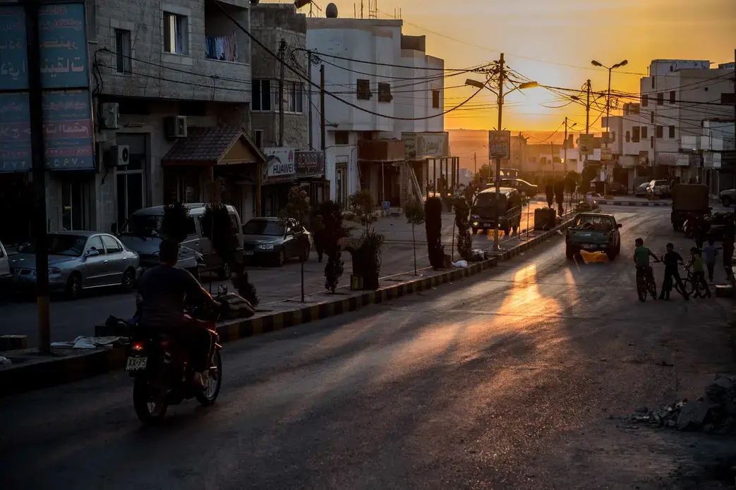 Roughly 50,000 Syrian refugees have settled in Ar Ramtha, Jordan, just across Syria's border. Image by Neil Brandvold. Jordan, 2017. Roughly 50,000 Syrian refugees have settled in Ar Ramtha, Jordan, just across Syria's border. Image by Neil Brandvold. Jordan, 2017.