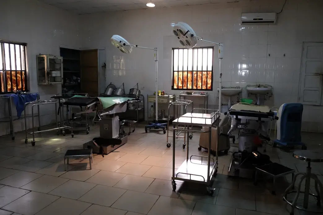 The operating theater at the Okene Zonal Hospital in Kogi State, Nigeria. Image by T.R. Goldman. Nigeria, 2017. The operating theater at the Okene Zonal Hospital in Kogi State, Nigeria. Image by T.R. Goldman. Nigeria, 2017.