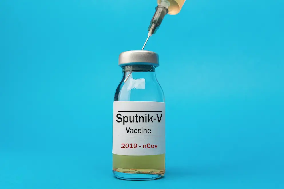 Concept of the Russian vaccine Sputnik-V. Image by Seda Servet / Shutterstock. 2020. Concept of the Russian vaccine Sputnik-V. Image by Seda Servet / Shutterstock. 2020.