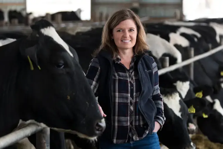 Rene Johnson is an agricultural banker in Wisconsin. Image by Mark Hoffman. United States, 2019. Rene Johnson is an agricultural banker in Wisconsin. Image by Mark Hoffman. United States, 2019.