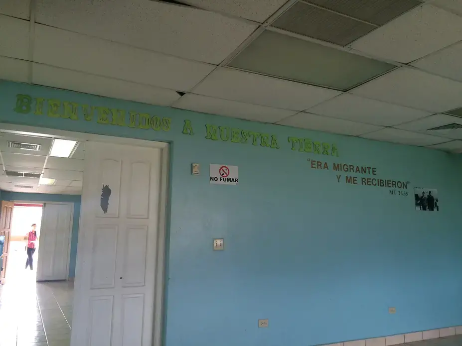 The Centro de Atención al Migrante Retornado in Tegucigalpa. Image by Emily Gogolak. Honduras, 2015. The Centro de Atención al Migrante Retornado in Tegucigalpa. Image by Emily Gogolak. Honduras, 2015.
