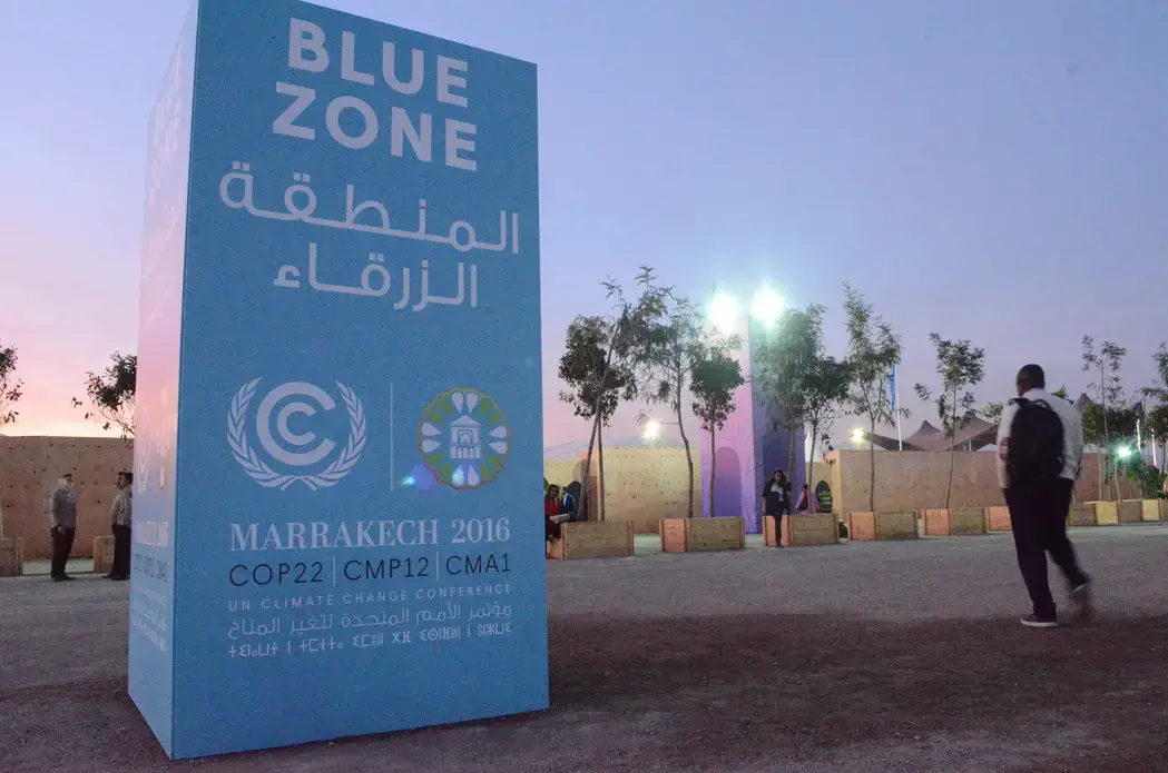 Optimism turned to worry after delegates at COP22 absorbed news of Donald Trump's victory. Image by Dan Grossman. Morocco, 2016. Optimism turned to worry after delegates at COP22 absorbed news of Donald Trump's victory. Image by Dan Grossman. Morocco, 2016.