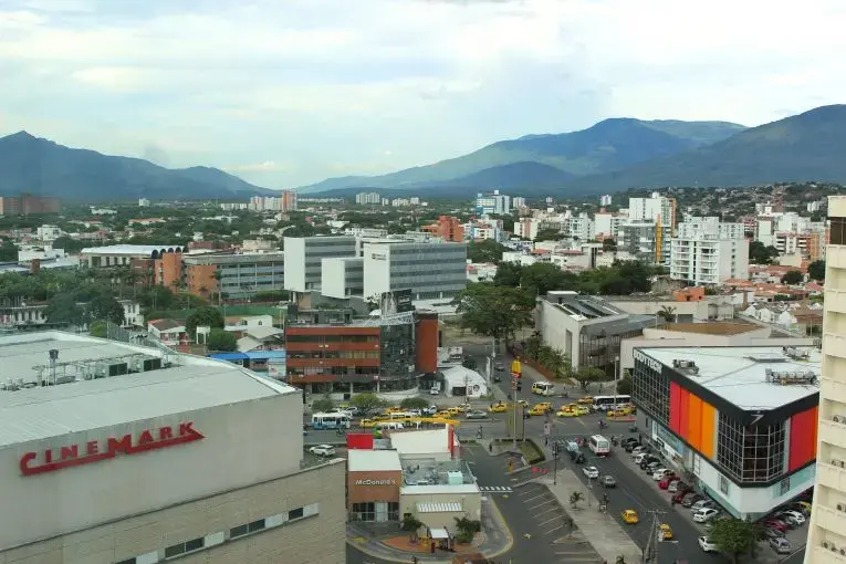 A skyline of Cucuta from above. Image by Mariana Rivas. Colombia, 2019. A skyline of Cucuta from above. Image by Mariana Rivas. Colombia, 2019.