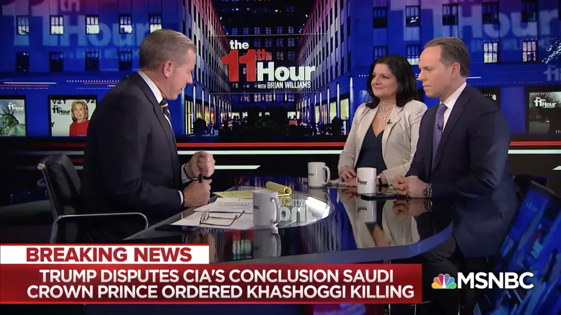 Image courtesy of MSNBC's The 11th Hour with Brian Williams.