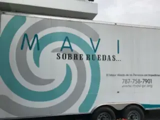 After Hurricane Maria, the Movement for the Reach of Independent Living program (MAVI), a well-known organization in Puerto Rico, provided the disabled community with donated necessities. Image by Alexis Smith. United States, 2018. After Hurricane Maria, the Movement for the Reach of Independent Living program (MAVI), a well-known organization in Puerto Rico, provided the disabled community with donated necessities. Image by Alexis Smith. United States, 2018.