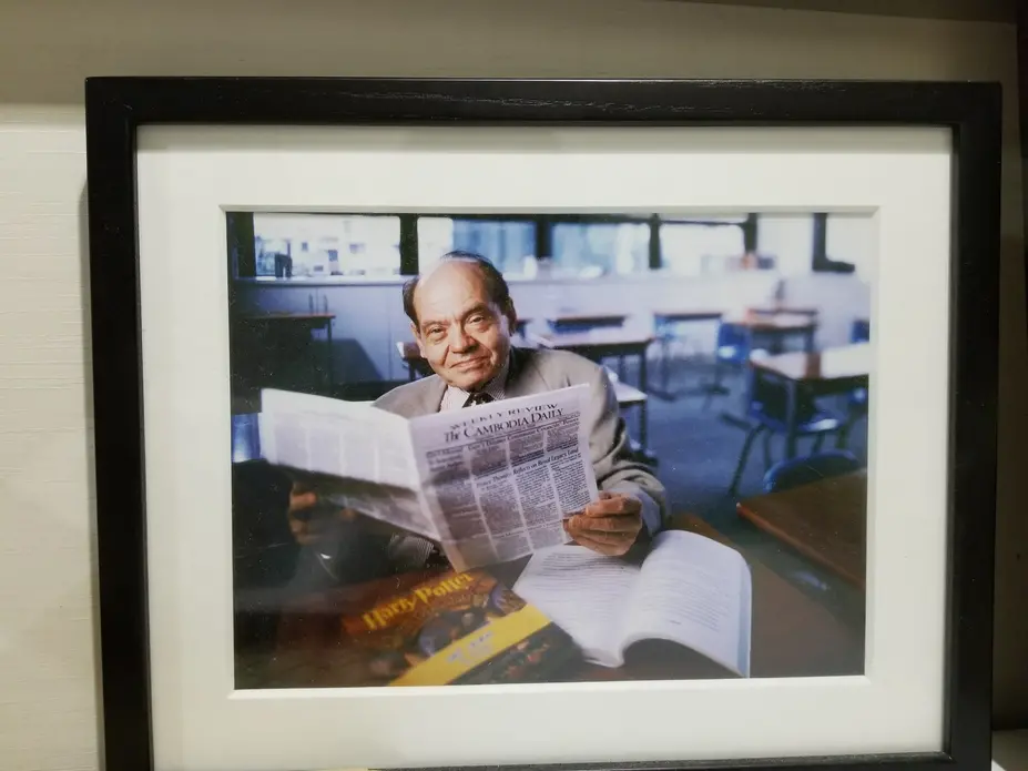 Cambodia Daily publisher Bernie Krisher. Image by Molly Ball. Cambodia, 2017. Cambodia Daily publisher Bernie Krisher. Image by Molly Ball. Cambodia, 2017.
