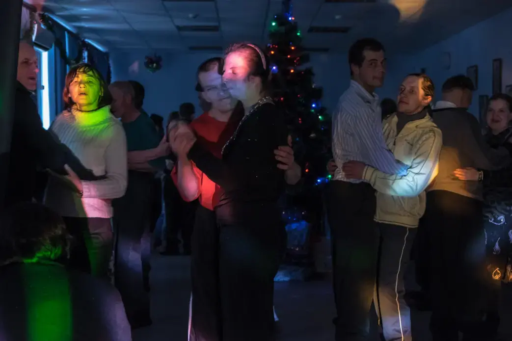 New Year's party. Image by Anastasia Rudenko. Russia, 2017.