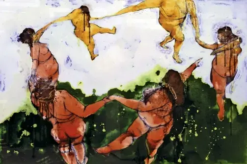 Despite the "opening up" of artistic expression post-revolution Egypt, Weaam El-Masry was concerned about some of the nudes she recently exhibited at Cairo’s El Gezira Art Center, fearing conservatives' reactions. Image courtesy of Weaam El Masry. Media file: 1328987600452.jpg