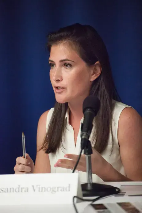 Grantee Cassandra Vinograd shares advice and insight on being a female journalist in conflict zones. Image by Sydney Combs. United States, 2017.