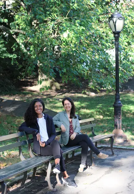 Aifra Ruiz and Lianna Levine are part of Plant-Powered Metro New York that works to help people eat better. Image by Muriel Alarcón Luco. United States, 2020. Aifra Ruiz and Lianna Levine are part of Plant-Powered Metro New York that works to help people eat better. Image by Muriel Alarcón Luco. United States, 2020.
