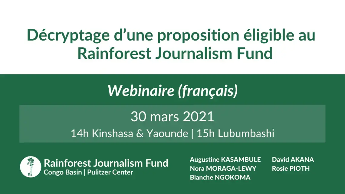 Détails de l'événement et liste des intervenants pour le webinaire