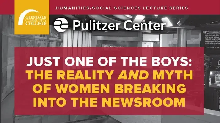 oneoftheboyseventhorizontal.jpg Flyer for the event ‘Just One of the Boys: The Reality and Myth of Women Breaking Into the Newsroom’