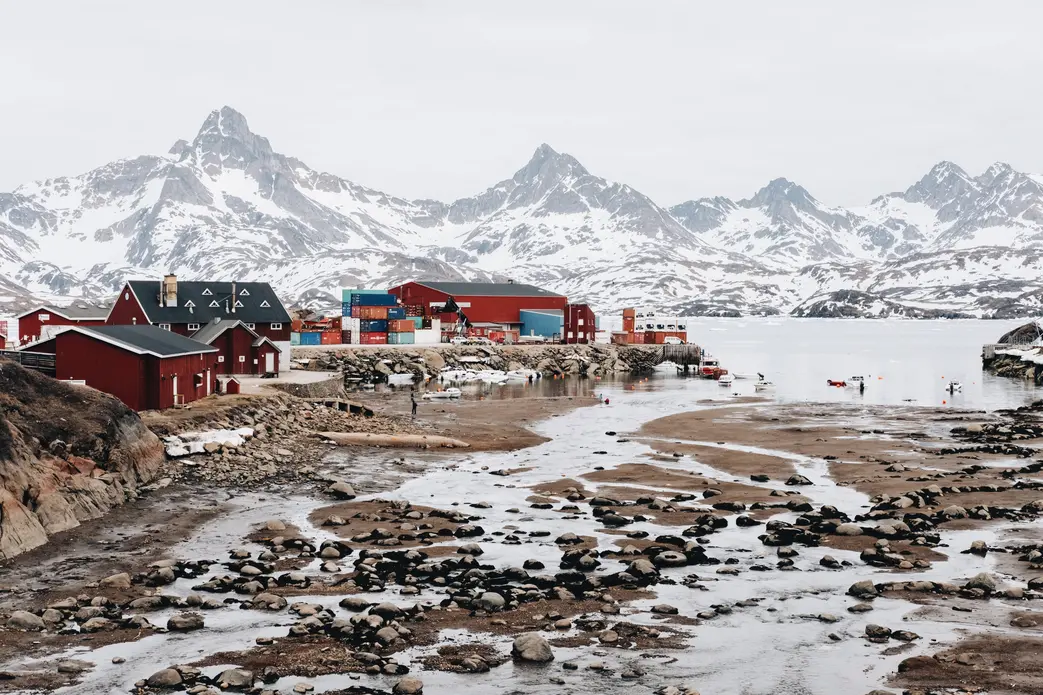 Tasiilaq Harbour in East Greenland.