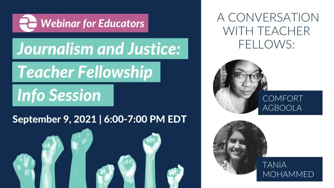 K-12 Webinar Graphics (21).png Graphic featuring the event title and headshots of presenters Comfort Agboola and Tania Mohammed.