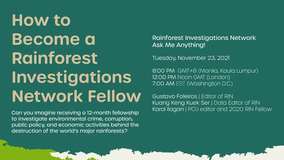 How to Become a Rainforest Investigations Network Fellow