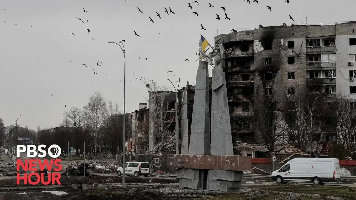 destroyed residential buildings