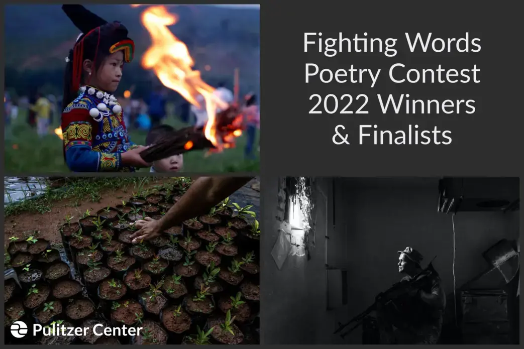 My project (1).png Graphic announcing the 2022 Fighting Words Poetry Contest winners and finalists
