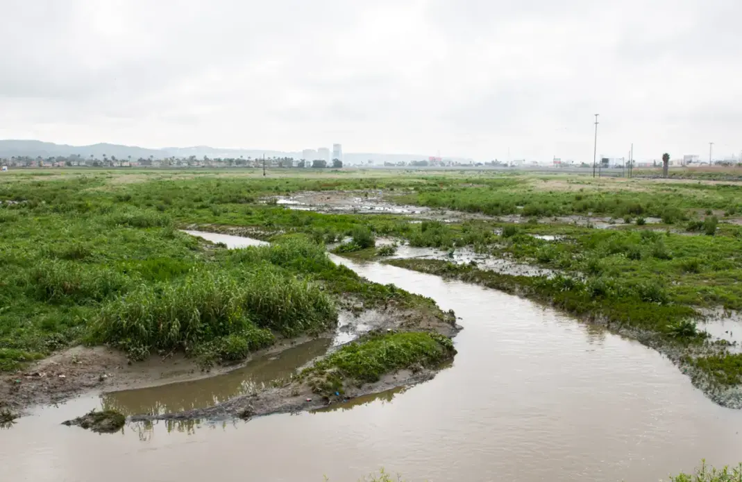 Body of water along U.S.-Mexico border