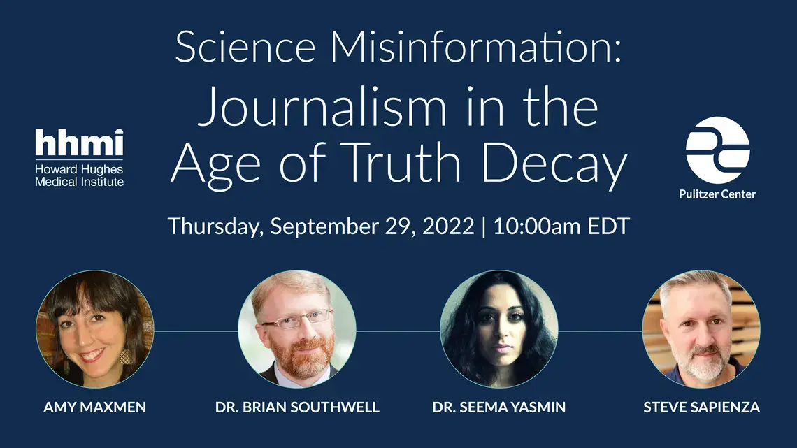 event graphic for Science Misinformation: Journalism in the Age of Truth Decay