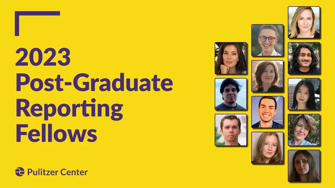 an arrangement of headshots of the 2023 Post Graduate Reporting Fellows