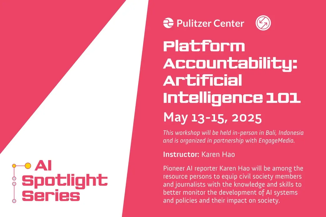 Platform Accountability: Artificial Intelligence 101 event May 13-15 Bali, Indonesia