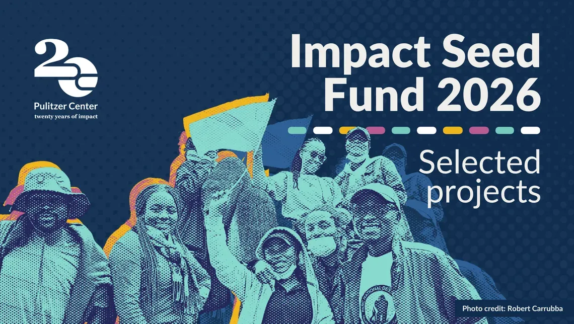 collage image of civil society and activists from around the world. Text says Impact Seed Fund 2026 Selected Projects
