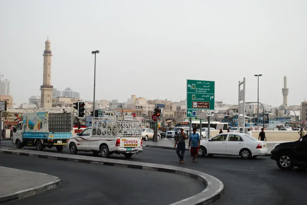 Dubai's traditional culture has changed dramatically as a result of its enormous population growth. The lifestyle in this bustling metropolis is now fast-paced and convenience-driven. Image by Andrew Faust. Dubai, 2012. Media file: DSC_0729.JPG