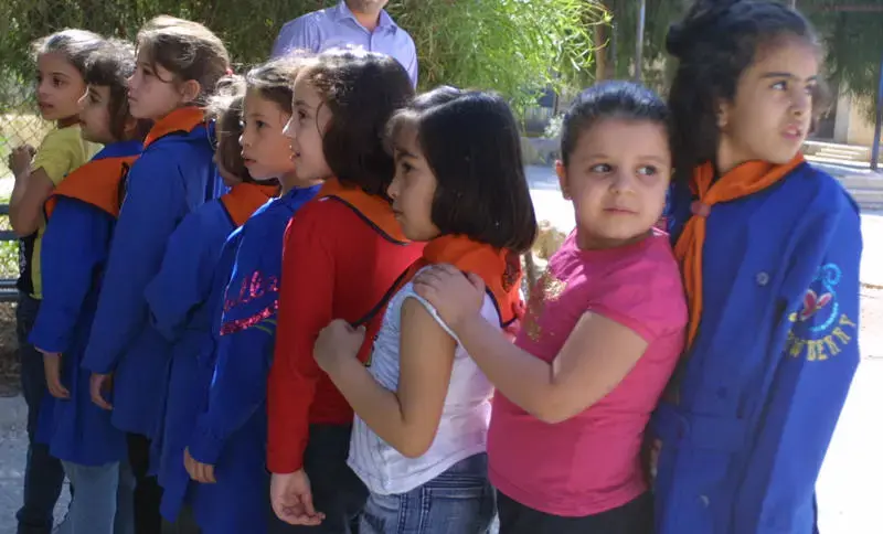 Children at a Dara elementary school.