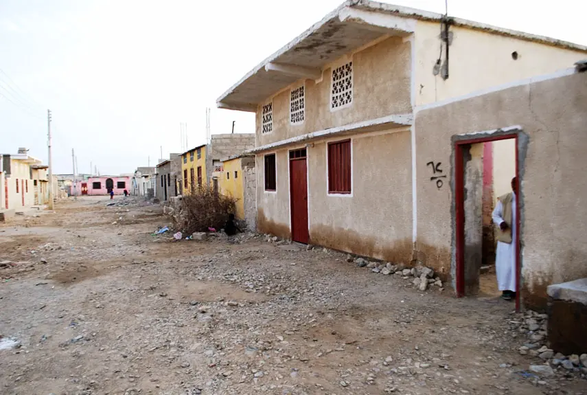 The house in Port Sudan where Noor grew up; he didn't have a room in the house, and slept in the yard. Unable to find work or direction in life, in 1992 he left for the Khalden training camp in Khost, Afghanistan, to learn defensive jihad. Image from Esquire. Media file: Guantanamo-noor-Sudan.jpg