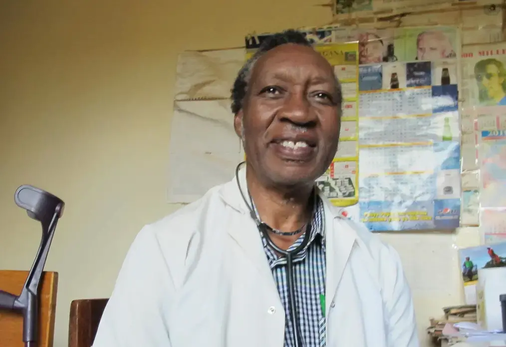 Mwanza pharmacist Appolinary Mzinza has spend decades working with some of the poorest patients in Tanzania. His biggest challenge now is telling real drugs from fake, a matter of life and death. Image by Kathleen E. McLaughlin. Tanzania, 2012. Media file: appol.jpg