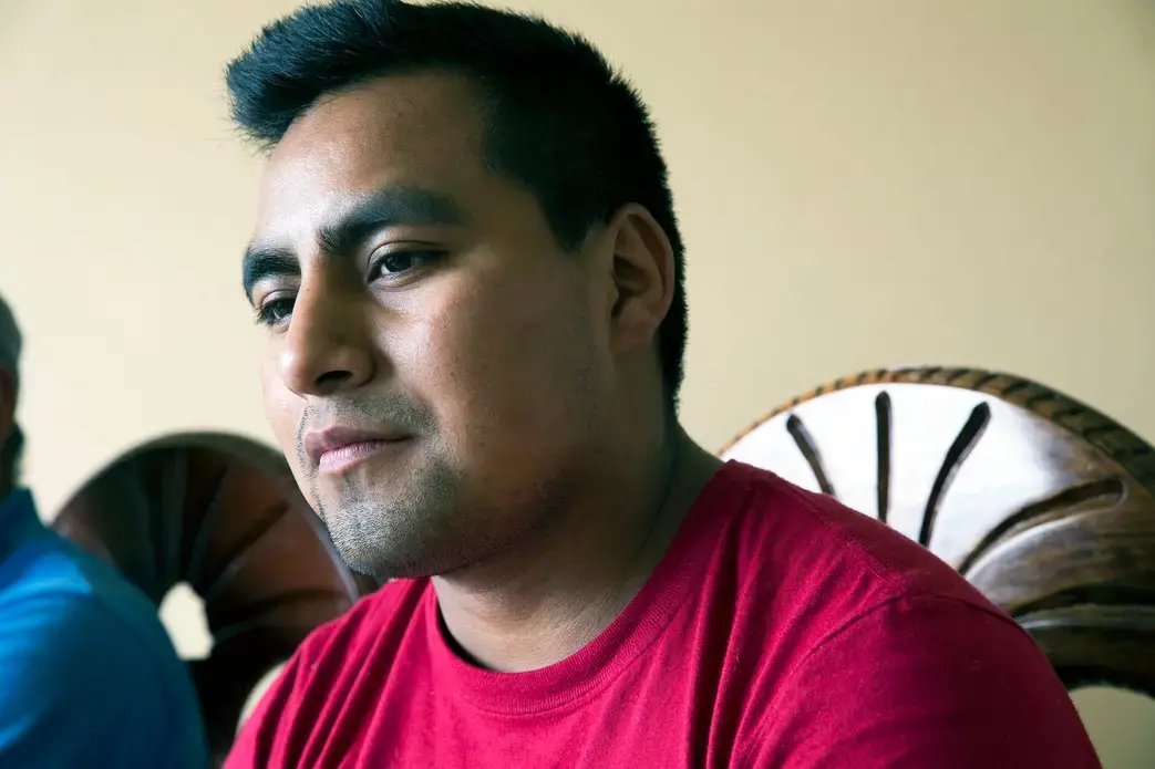 Salvador Salas spent more than six years working at dairy farms in Wisconsin and Minnesota. He returned to Astacinga, Mexico, in 2019. Image by Rick Barrett. Mexico, 2019.
