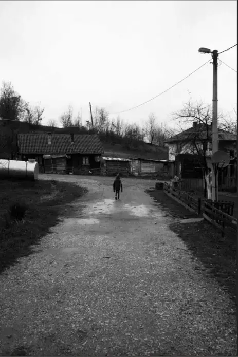 Mrdici, a refugee camp in Banovići. Image by Jošt Franko. Bosnia and Herzegovina, undated.</p>
<p>