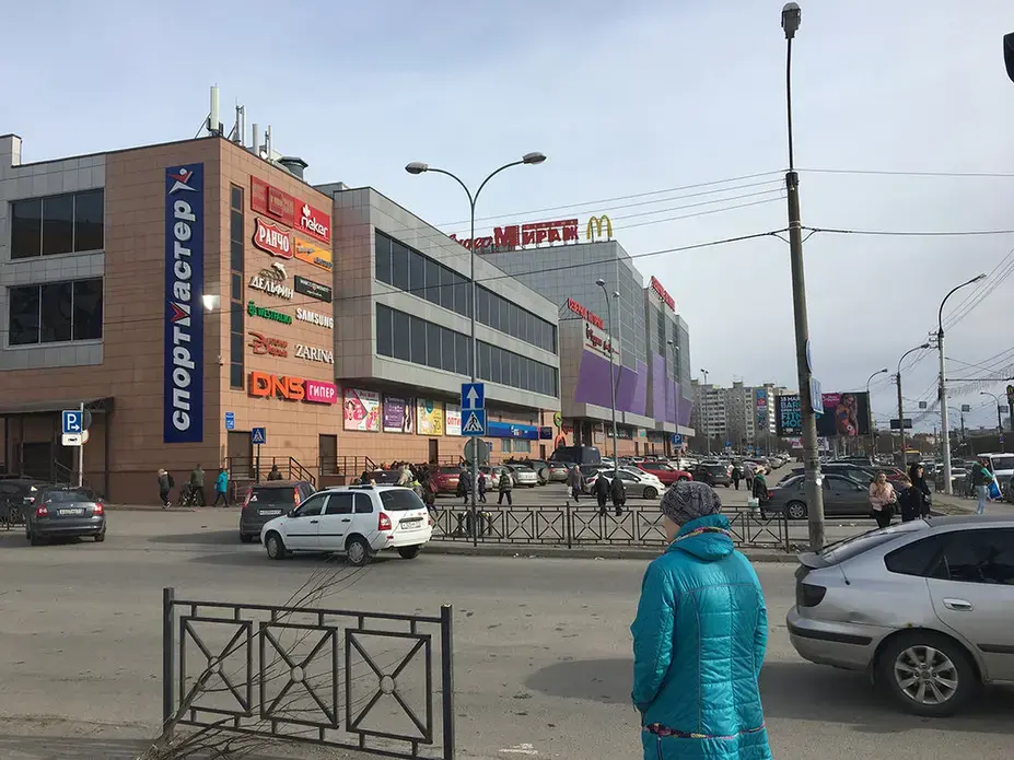 McDonald's and more at this Arctic shopping center Murmansk, Russia. Image by Amy Martin. Russia, 2018.