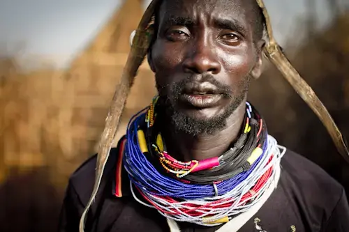 Soothsayer Naithan Namuga. Image by Marc Hofer. Uganda, 2011. image