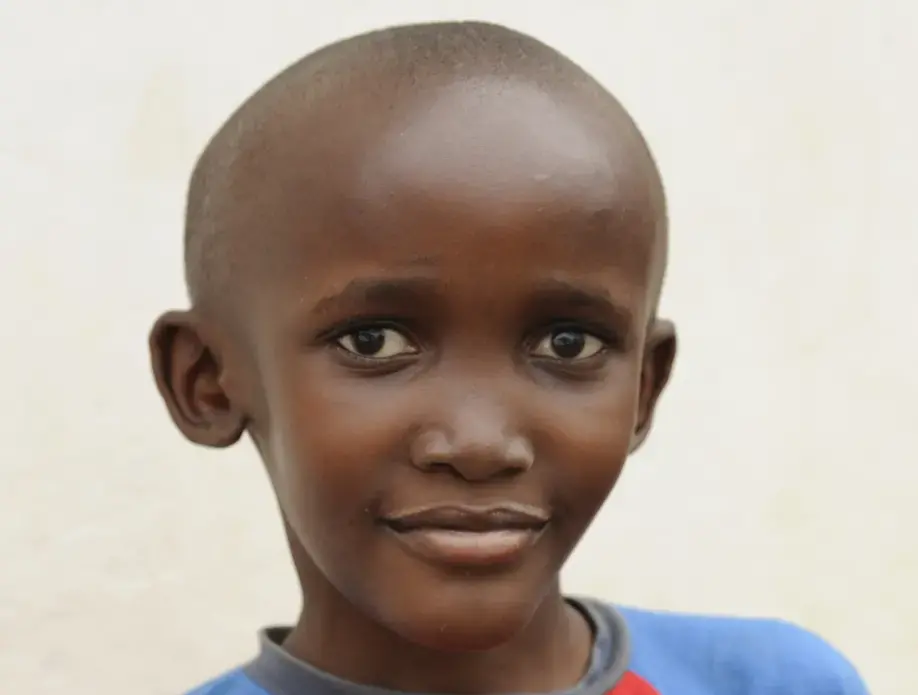 Isaac Muwunguzi, 8, is being treated for cancer at the Uganda Cancer Institute, which is partnering with the Fred Hutchinson Cancer Research Center in Seattle to improve care. Image by Jaqueline Koch/Fred Hutchinson Cancer Research Center. Media file: lukemia-koch-uganda-cancer-hutchinson.jpg