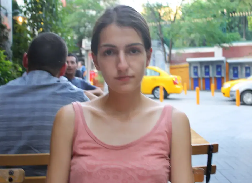 Seyma Ozcan spent five months in jail after the government accused her of belonging to an outlawed group. She denies the charges. Image by Stephen Franklin. Turkey 2012. Media file: seyma1.jpg