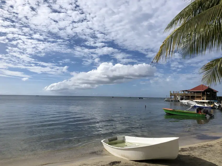 Roatan has been transformed by a sharp increase in cruise tourism. Image by Jack Shangraw. Honduras, 2019.