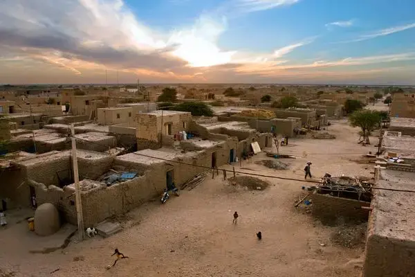 Since the 12th century, when Tuareg tribes founded Timbuktu as a seasonal camp on the southern edge of the Sahara, the city has seen waves of conquerors come and go. In April, Tuareg rebels and Islamist factions affiliated with al Qaeda seized control of northern Mali, including Timbuktu. Image by Brent Stirton, Getty Images/National Geographic. Media file: timbuktu-mali-overview_62107_600x450.jpg