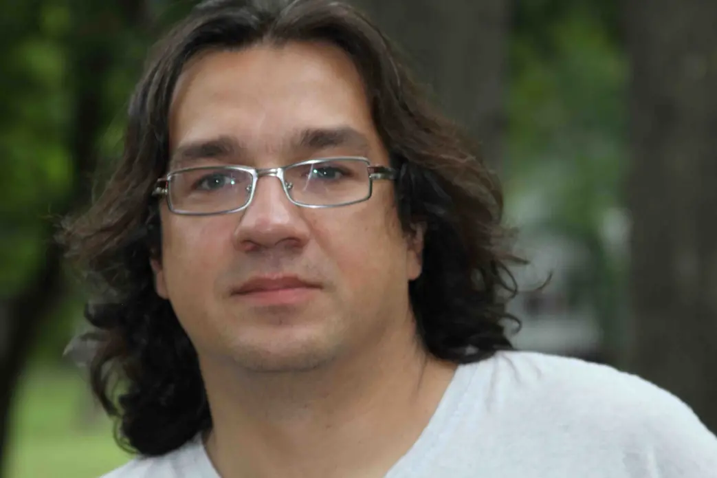 Yuri Bagrov in the backyard of his house in suburban NYC. 1