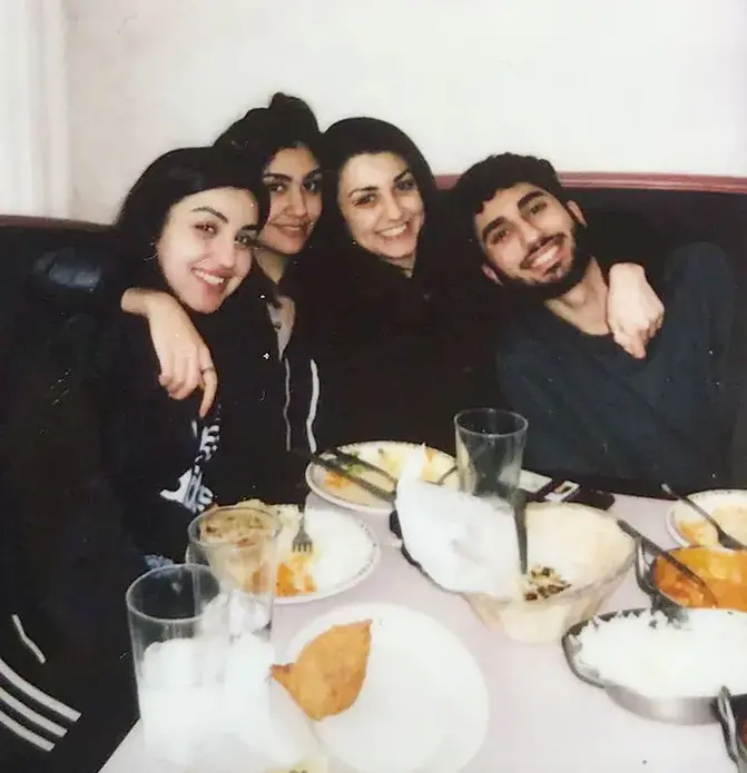 Zahra Ahmad, far left, poses for a photo with her siblings, Zineb Ahmad right, Hawra Ahmad, center, and Ali Ali Ahmad, far right. Image courtesy of Ahmad family.