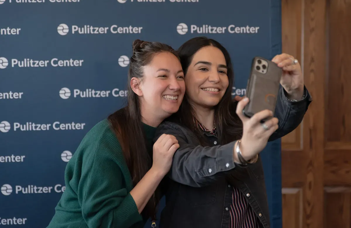 Reporting Fellows take a selfie at Washington Weekend 2023