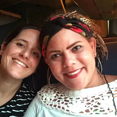 Photo of Kataleya Nativi Baca with photojournalist Danielle Villasana.