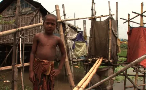 Hanging toilet in Bangladesh.