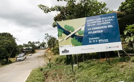 It all started with the name, “The Atlantic Conquest.” Who could think of naming a project to build a road through indigenous territory that way in the 21st century? Image by Raphael Salazar. Panama, 2017.