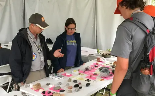 Miciah Thacker at the National Scout Jamboree in 2017.