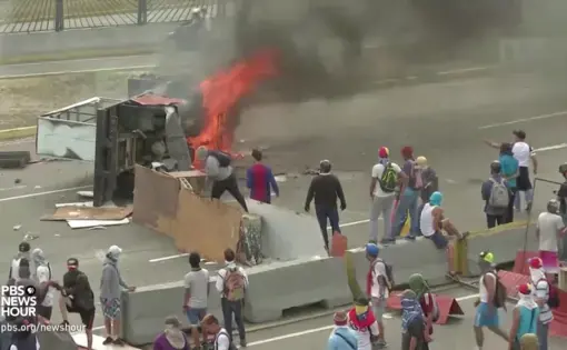 Image courtesy of PBS NewsHour. Venezuela, 2020.