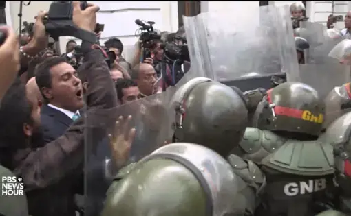 Image courtesy of PBS NewsHour. Venezuela, 2020.