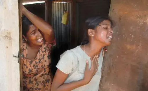 No Fire Zone sheds light on the military offensive in the final months of the 26-year Sri Lankan civil war, documenting summary execution, torture and sexual violence with direct evidence recorded by both victims and perpetrators. Image by Callum Macrae. Sri Lanka. Media file: slkf_promo_still.jpg