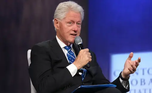 Bill Clinton attends the Clinton Global Initiative Annual Meeting at The Sheraton New York Hotel on September 19, 2016 in New York City. Image by JStone / Shutterstock.com. United States, 2016.