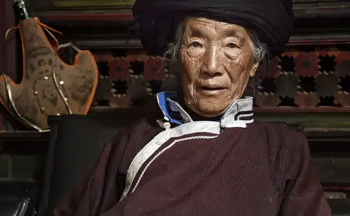 Mosuo woman. Image by Jason Motlagh. China, 2017.